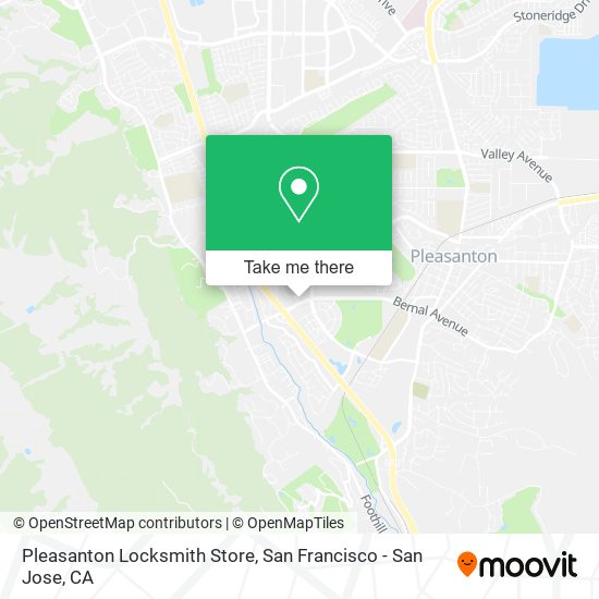 Pleasanton Locksmith Store map
