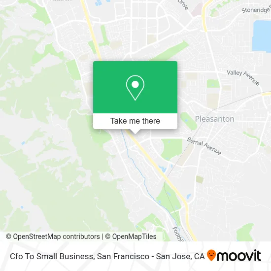 Cfo To Small Business map