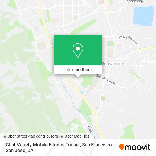 Ckfit Variety Mobile Fitness Trainer map