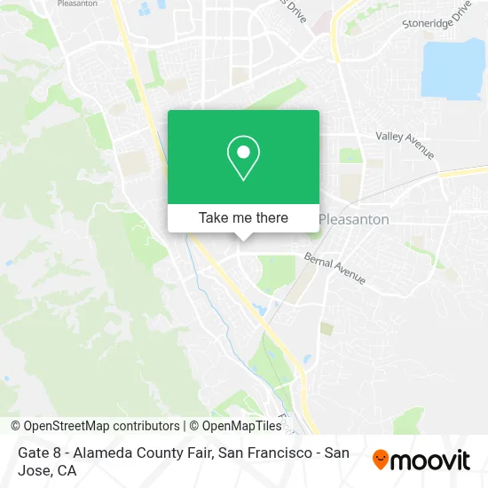 Gate 8 - Alameda County Fair map