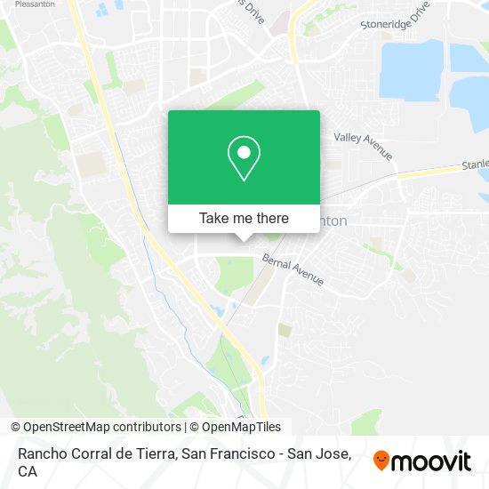 Rancho Corral de Tierra map