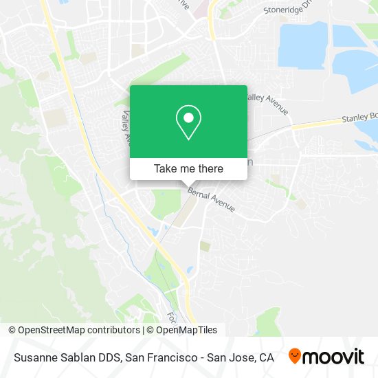 Mapa de Susanne Sablan DDS
