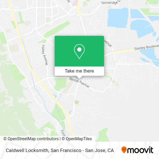 Caldwell Locksmith map