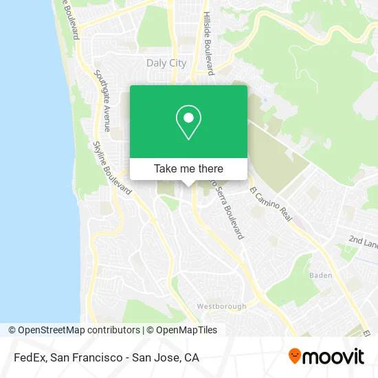 Mapa de FedEx