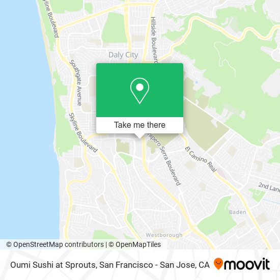 Mapa de Oumi Sushi at Sprouts