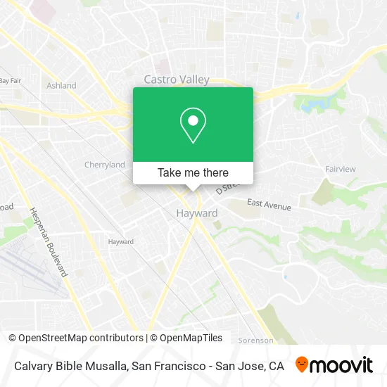 Mapa de Calvary Bible Musalla