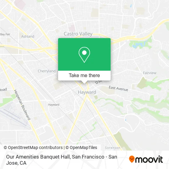 Mapa de Our Amenities Banquet Hall