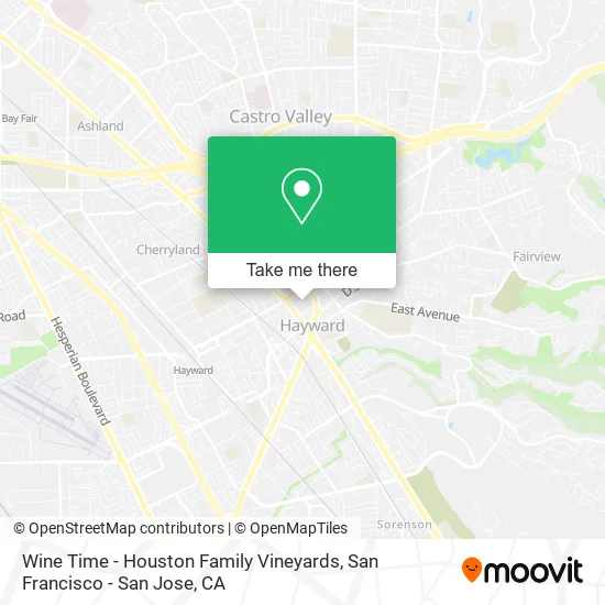 Wine Time - Houston Family Vineyards map