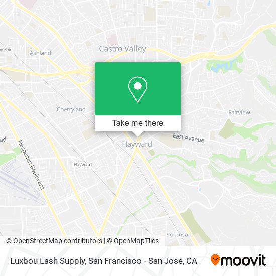 Luxbou Lash Supply map