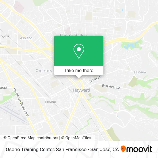 Osorio Training Center map