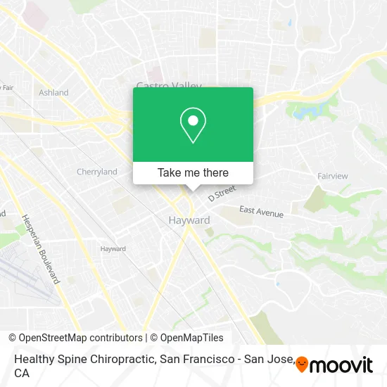 Healthy Spine Chiropractic map