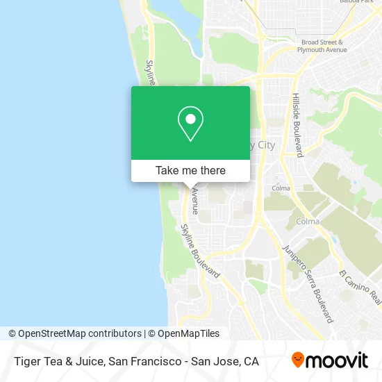 Tiger Tea & Juice map