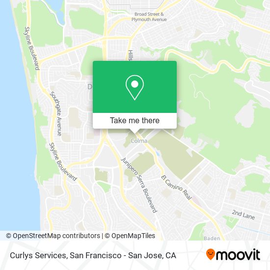 Mapa de Curlys Services