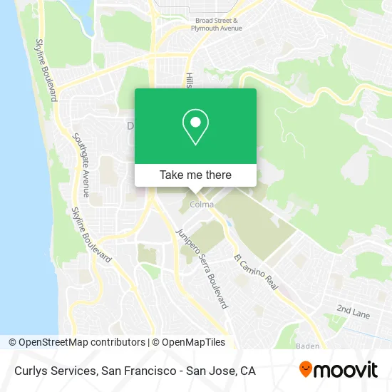 Mapa de Curlys Services