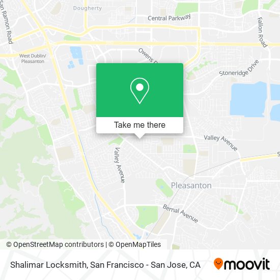 Mapa de Shalimar Locksmith