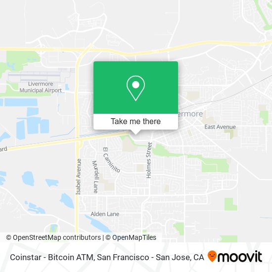 Mapa de Coinstar - Bitcoin ATM
