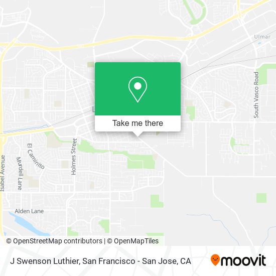 J Swenson Luthier map