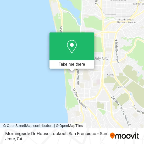 Mapa de Morningside Dr House Lockout