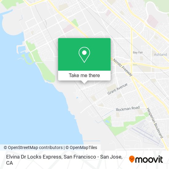 Elvina Dr Locks Express map