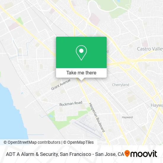 Mapa de ADT A Alarm & Security