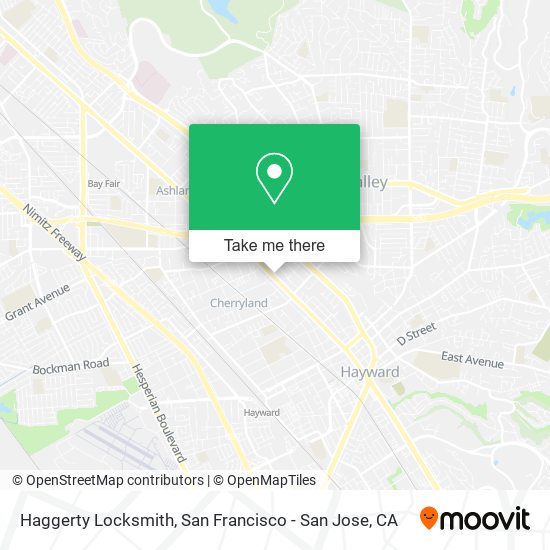 Haggerty Locksmith map