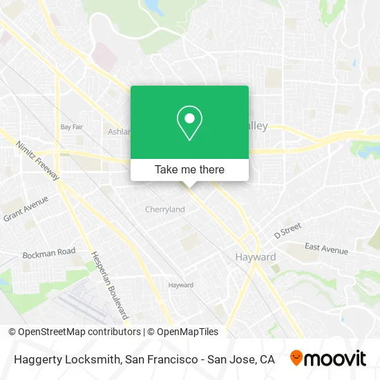 Haggerty Locksmith map