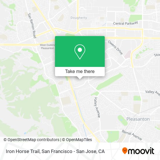 Mapa de Iron Horse Trail