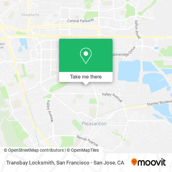 Mapa de Transbay Locksmith