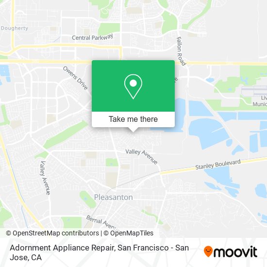 Mapa de Adornment Appliance Repair
