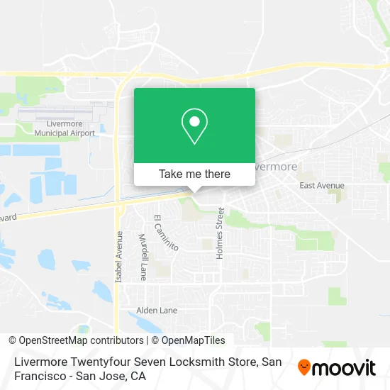 Livermore Twentyfour Seven Locksmith Store map