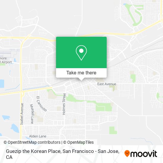 Guezip the Korean Place map