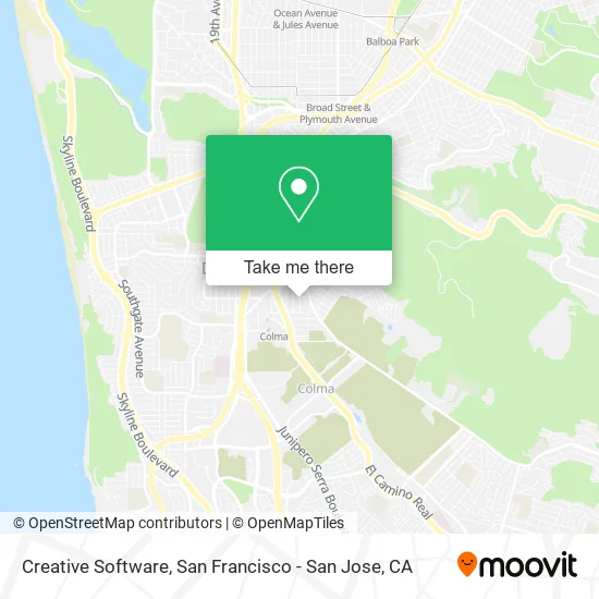 Mapa de Creative Software