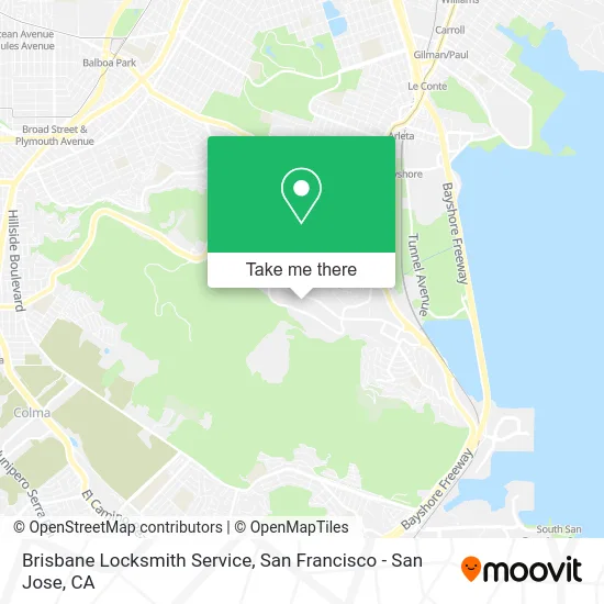 Brisbane Locksmith Service map