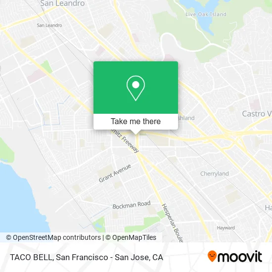TACO BELL map