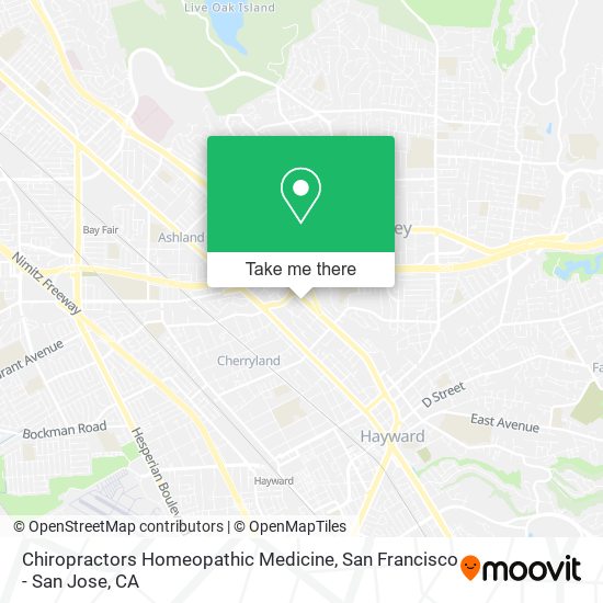 Chiropractors Homeopathic Medicine map