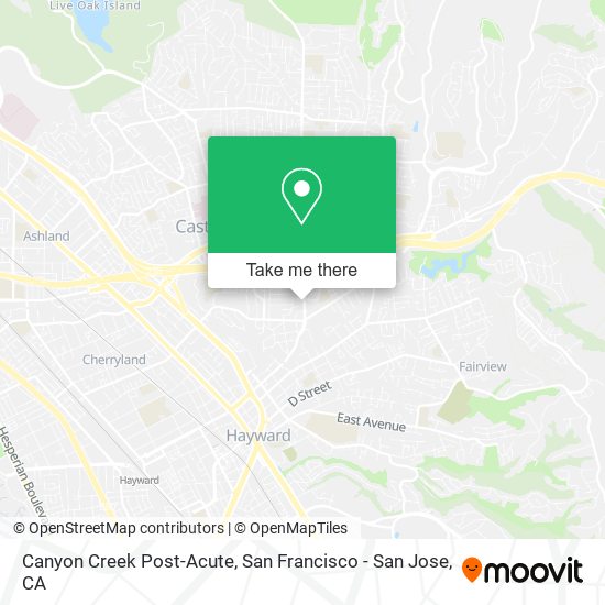 Mapa de Canyon Creek Post-Acute
