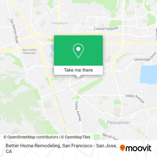 Better Home Remodeling map