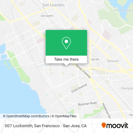 Mapa de 007 Locksmith