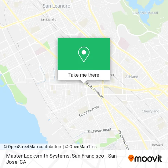 Master Locksmith Systems map