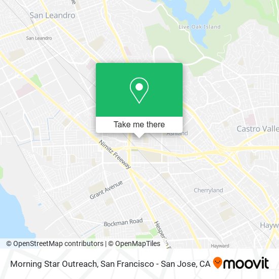 Morning Star Outreach map