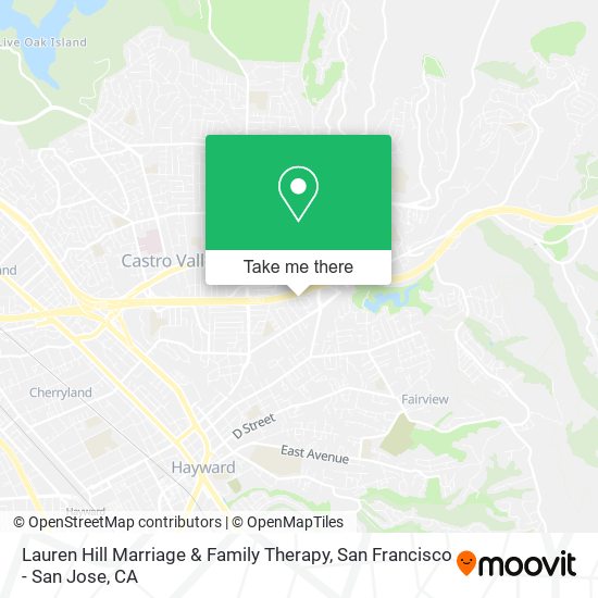 Lauren Hill Marriage & Family Therapy map