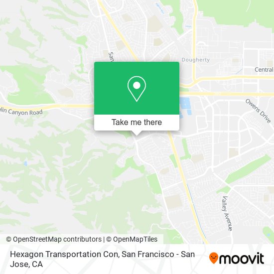 Mapa de Hexagon Transportation Con