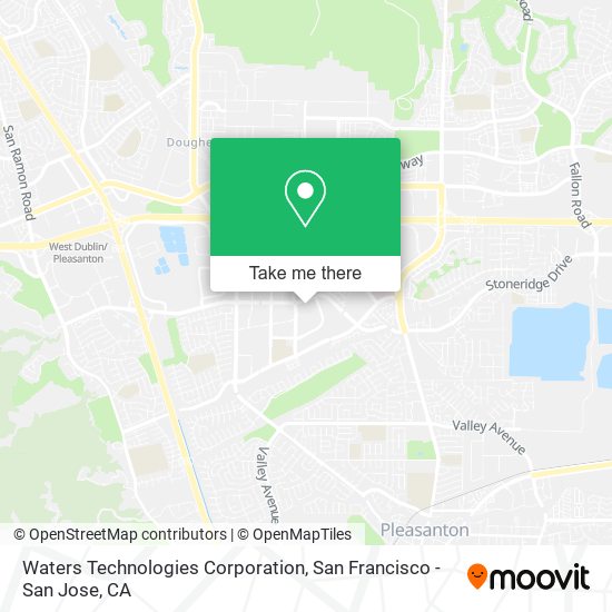 Waters Technologies Corporation map