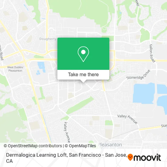 Mapa de Dermalogica Learning Loft