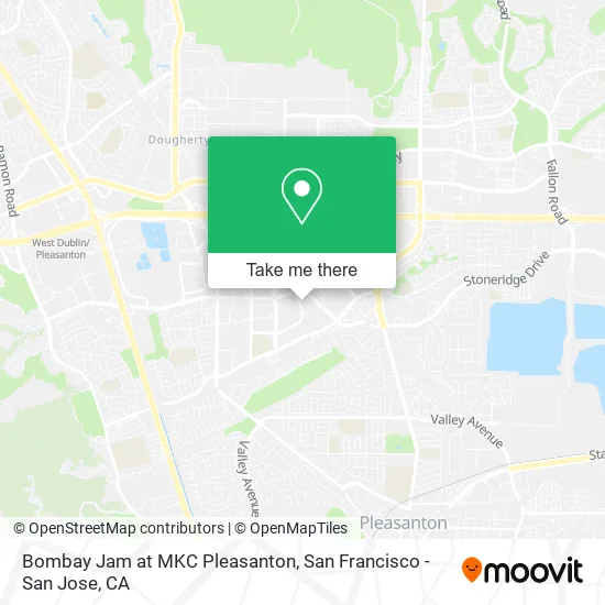 Mapa de Bombay Jam at MKC Pleasanton