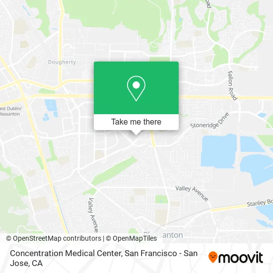Mapa de Concentration Medical Center