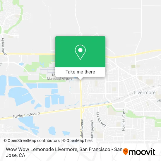 Mapa de Wow Wow Lemonade Livermore