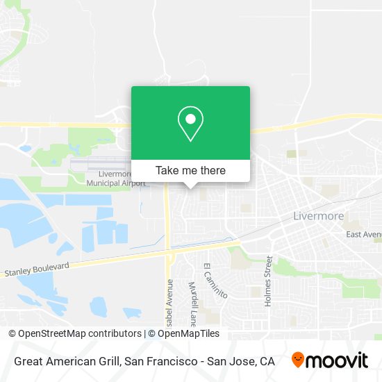 Mapa de Great American Grill