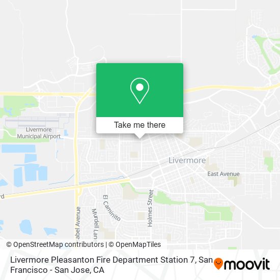 Livermore Pleasanton Fire Department Station 7 map