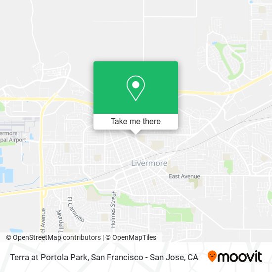 Terra at Portola Park map